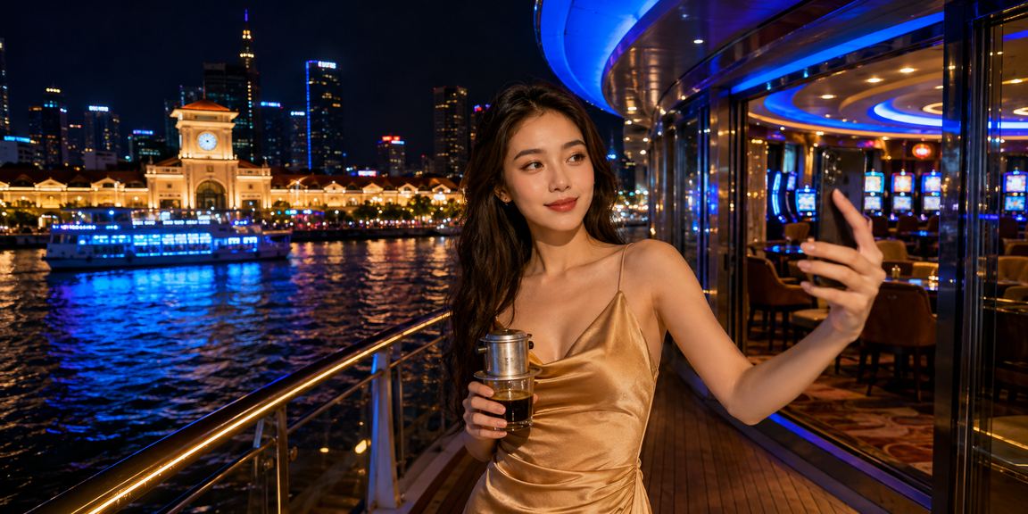 Người dùng tại TP. Hồ Chí Minh truy cập 33win00 trên điện thoại trong quán cà phê